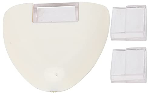 Tiza de Sastre Profesional con 4 Colores, Bloque Triangular para Marcado Temporal de Telas, Confección de Ropa, Zapatería, Costura (WHITE)