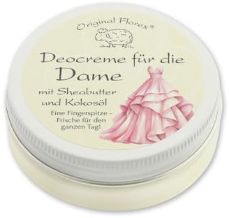 Florex Deocreme Samt für die Dame mit Sheabutter und Kokosöl 40 ml