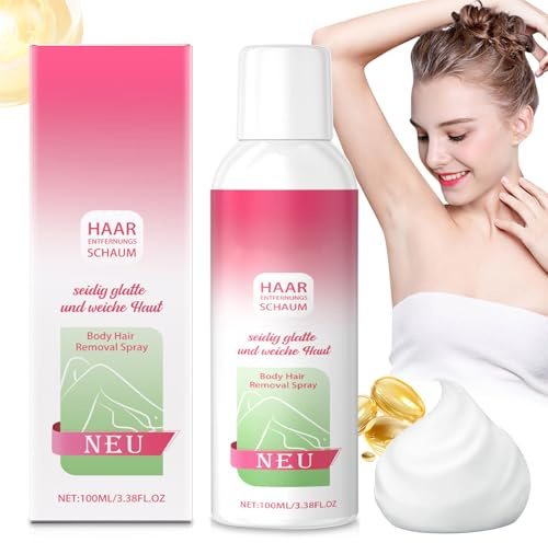 Schiuma per la depilazione del corpo, efficace depilazione senza rasatura per donne e uomini, schiuma per la depilazione, schiuma da barba da donna, schiuma depilatoria, nessuna irritazione della