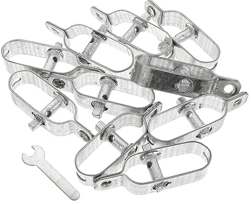 ROMISBABA 10pezzi Tenditore Per Metallici in Utensile Per Fili Tenditore Per Funi Tenditore in Per Impieghi Gravosi Per Funi Metalliche Tenditori in e Ferro