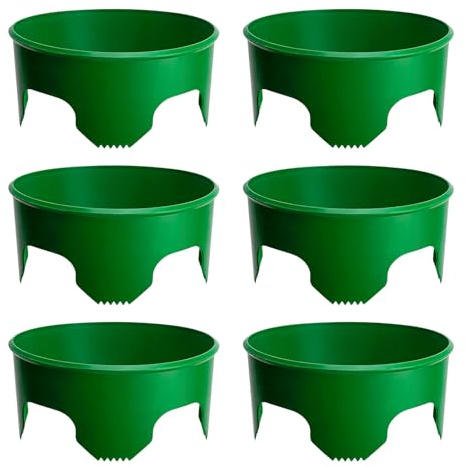 Anelli Per La Coltivazione Delle Piante,6 Pezzi Risparmio Acqua | Anello Decorativo E Protettivo | Per Patio, Area Esterna, Cortile, Serra, Frutteto, Arbusti E Aiuole