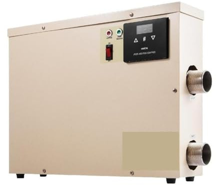 11KW Electric Digital Water Heater Thermostat Swimming Pool Heater SPA Hot Tub Bath Heating Adjustable Temperature Fast Heating Speed