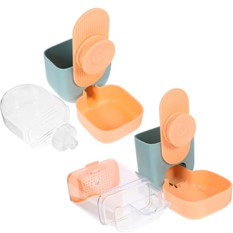 SUPVOX Distributeur de Nourriture pour Lapins Suspendu Grande Capacité avec Distributeur Eau pour Animaux
