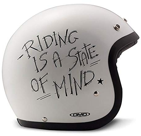 DMD 1JTS30000OL04 Motorrad-Helm, Oldie