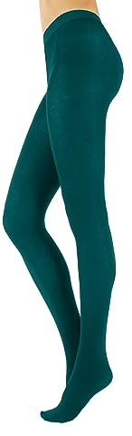 CALZITALY dam Women's Matte Wool Tights | Cashmere Tights | Cover Socks | 150 Den | Black, Blue | S M L Xl Ogenomskinlig
