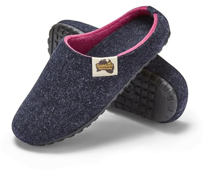 Gumbies Outback Slippers | Unisex House Shoes with Recycled Felt Upper, Recycled Rubber Outsole & Soft Plant-Based Insole | Cozy, Durable & Outdoor-Ready