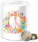Spardose - Statement - Spardosen - Peace Zeichen I Peacezeichen I Frieden I Hippie Flower Power I 60er I 70er Flowerpower - Unisize - Weiß - geldgeschenke Geburtstag geldgeschenk