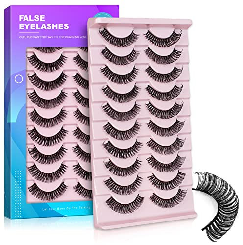 Ciglia finte naturali 10 paia 3d finte dall'aspetto naturale e glamour, adatto a tutte le occasioni