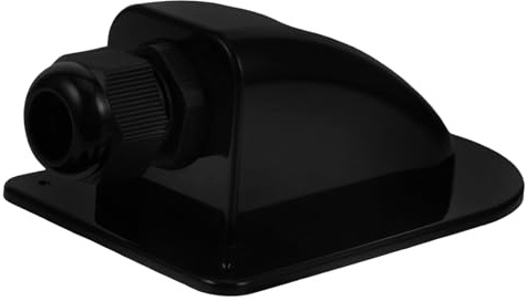 IMIKEYA Boîte de Jonction pour Câble Solaire Étanche en Abs Noir, Installation sans Perçage, Robuste et Simple, pour Caravane et Abri de Jardin