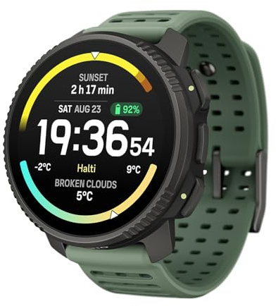 SUUNTO Vertical 2 GPS-sportklocka, 1,5-tums AMOLED 115+ sportlägen | Offlinekartor, LED-ficklampa, Dual-GNSS, 20 dagars batteritid, förbättrad pulsmätning, SUUNTO-app