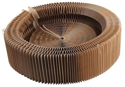 RASTKY Planche à Gratter Pliante en Papier ondulé pour Chat, Jouet à Gratter Polyvalent pour Le Divertissement des Chats, 52 X 52 X 13 Cm