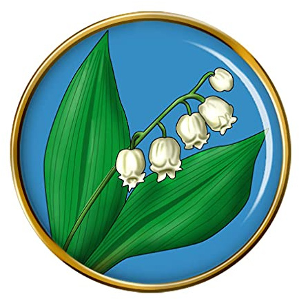 Family Crests Muguet Épinglette
