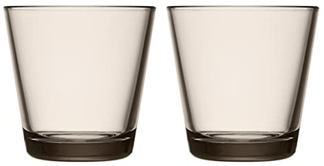 Iittala 1051119 Kartio 2-er Set Gläser, 21cl, Leinen, Glas