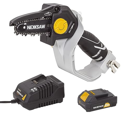 Batavia Mini-Kettensäge 6'' Nexxsaw® - Inkl. 2.0 Ah Akku / 2.4 Ah Ladegerät - Maxxpack