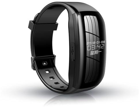 Orologio con Registratore Vocale Digitale, Smart Music Watch Altoparlante Incorporato, Riduzione del Rumore HD, Batteria da 300 MAh, Braccialetto Dell'orologio con Registrazione (32G)