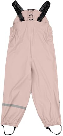 Mikk-line Pantalones de lluvia para bebé, impermeables y resistentes al viento, para niñas y niños, ideales para la lluvia y el barro, pantalones de barro para niños con tirantes ajustables