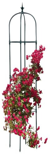 XJardín obelisco enrejado para plantas trepadoras enrejado de jardín al aire libre para plantas trepadoras planta enrejado obelisco de jardín para trepar rosas enrejado de jardín al aire libre para en