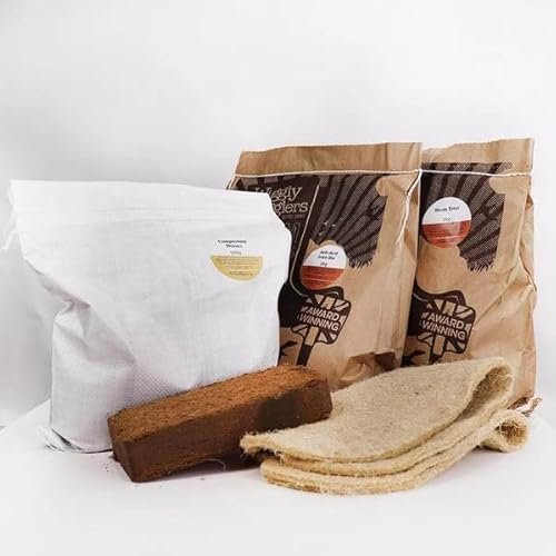 Wiggly Wigglers Worm Rescue Pack + Outdoor Worm Farm & Urbalive Worm Composter Starter Kit – Includes 500g Worms, 2kg Lime Mix, and 2kg Worm Treat for Healthy Soil, Composting (Rescue Pack)