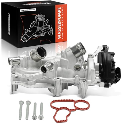 Frankberg Pompa dell'acqua Pompa dell'acqua di raffreddamento con Guarnizione Benzina Compatibile con A1 A3 Q2 Q3 O.c.t.a.v.i.a III Golf VII P.a.s.s.a.t P.a.s.s.a.t Variante Polo Replace# 05E121111AB
