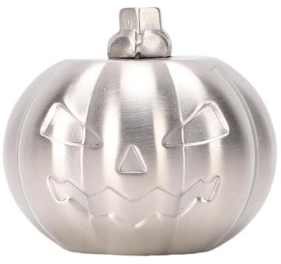 Denash Cubitos de Hielo de Acero Inoxidable 304, Refrigerante de Grado Alimenticio, Piedras de Whisky de Metal Reutilizables en Forma de Calabaza para Bourbon, Whisky con Vodka,