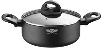 Prima Collection Black Casseruola Alluminio Antiaderente Induzione Diametro 24 cm