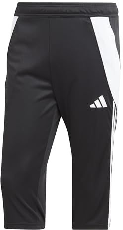 Adidas Men's Tiro 24 3/4 Pants, Black/White, XXX-Large