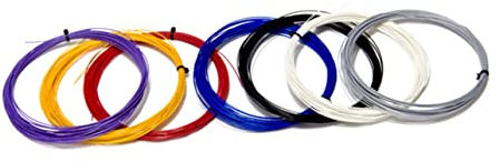 Happyyami Federball-Schlägerlinie Schlägerersatzlinien Racquetball-Schläger Wettkampf-Federball-Thread Badminton-Linien fortschrittlich Schlägersaite Badminton-Saite Badminton Schläger