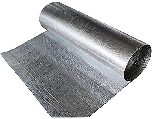 Rouleau d'isolation de radiateur réfléchissant pour murs, greniers, conduits d'air, fenêtres et plafonds, panneaux réfléchissants imperméables en feuille d'aluminium thermique