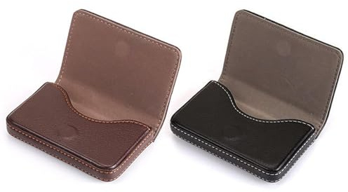 Sac De Carte De Visite En 2 Pièces, Sac De Carte De Visite En Cuir Pu, Sac De Cartes De Visite Magnétique, Sac De Carte De Visite Portable, Sac De Carte De Visite Simple.