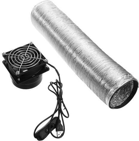 HOMSFOU Ventilateur Axial Usb Réglable Pour Extraction De Fumées Kit Évacuation Air Pour Soudure Imprimante Et Atelier De Peinture Filtration Et Design Portable