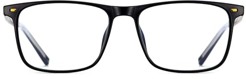 ANRRI Blue Light Blocking Glasses Anti Glare Blue Ray Nerd Eyeglasses Frame Anti Eyestrain Computer Gaming Glasses, Men Women