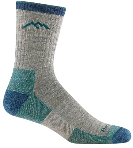 Darn Tough Vermont Men's Hiker Midweight Micro Crew Sock (Style 1466) - Rye, Large