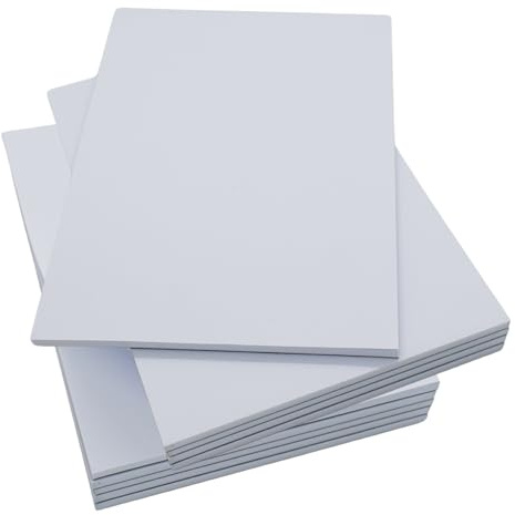 HLKauf Notizblöcke Schreibblock DIN A4 A5 A6 | kariert | liniert | blanko, Notizblock 5er|10er|20er Pack, 50 Blatt je Block, 80 g/m² Offset weiß, Blöcke für Schule oder Büro Uni