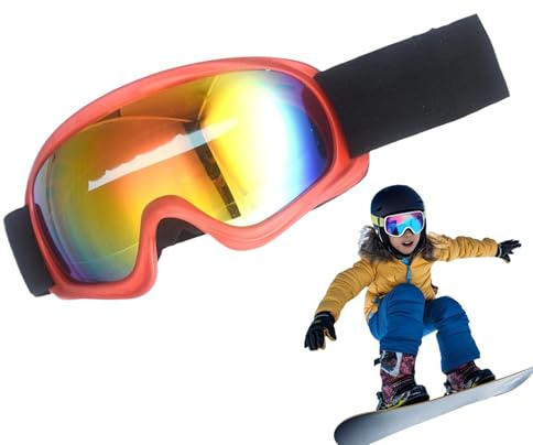 Snowboardglasögon ungdomar – utmärkta barnsnowboardglasögon, imfria skidglasögon, snowboardglasögon | snöglasögon, bekväma och skidglasögon för barn och flickor från 3–10 år