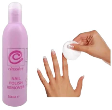 Classic Nail Polish Remover 250ml – 1 Pack | Quick & Effective Nail Colour Removal | Gentle on Nails & Cuticles | Ideal for Natural & Artificial Nails | Salon-Quality Results at Home