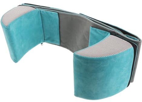 IWOWHERO Cuscino Lombare Regolabile per Sedia a Rotelle Supporto Laterale Antiscivolo, Imbottitura Elastica per Postura Corretta, Adatto per Anziani e Uso Domestico