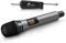 TONOR Micro Karaoke sans Fil, UHF Microphone Dynamique Chant Portable à Main avec Récepteur Rechargeable pour Karaoké Discours Mariage DJ Spectacles Église Classe Conférences TW310 Gris
