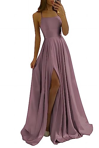 xxxiticat - Abito da sera da donna, elegante, abito da sposa, da principessa, da damigella d'onore, con scollo a V e spalle scoperte, , M
