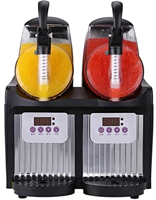 300W Doppio Serbatoio Granitore 2.5L Gelatiera 300W Scioglineve Macchina For Granita Frullati Ghiaccio Slusher Facile da usare per principianti e professionisti