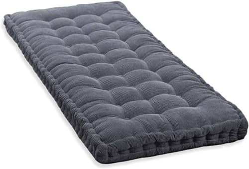 JORTUIO Coussin de banc pour intérieur et extérieur - Coussin de banc de jardin épais - Coussins de banc, causeuse, chaise (couleur 1, 160 x 60 cm)