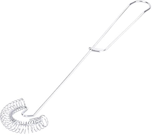 jiyaohui 2 Pezzi Frusta Frusta Frusta per in acciaio inossidabile Frusta a Molla piatta Frusta Montaluoco, Latte e Sbattitore per Uova