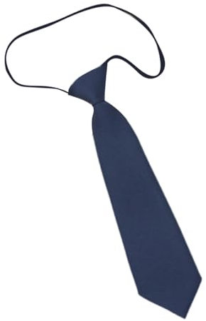 KMGDM Verstellbare Damen-Krawatte für Business, Hochzeit, Schule, Uniform und formelle Anlässe, kurze Länge, Bühnenshow-Krawatte, marineblau, 6*28cm