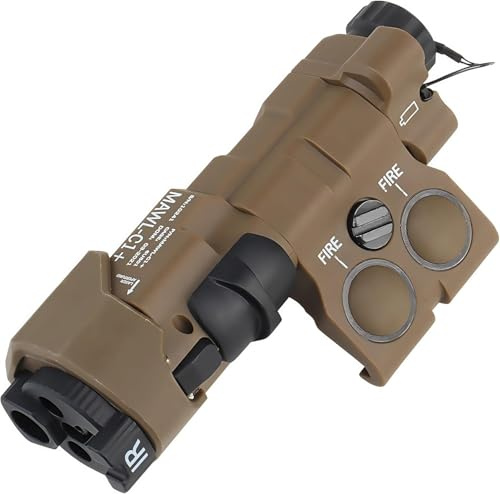 Attrezzi tattici per esterni M.AWL C1 Custodia per batteria con montaggio su guida modulare Scatola per riporre la batteria CS Wargame Airsoft Paintball Attrezzatura da caccia (Khaki)