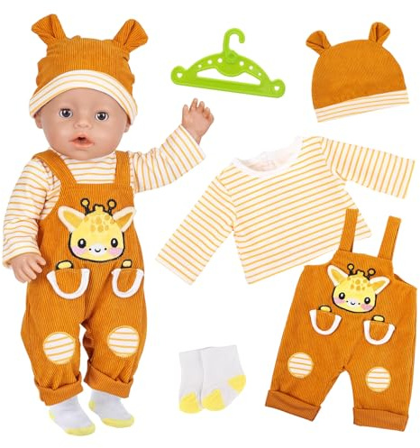 Vêtements de poupée pour bébé - 30-45 cm - Girafe