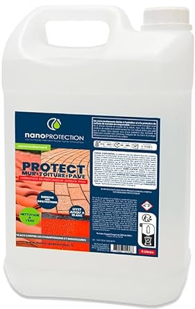 Traitement hydrofuge anti-mousse pour toitures et façades