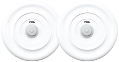 Pika - Couvercles universels de Conservation sous Vide (Medium (Lot de 2)), Blanc