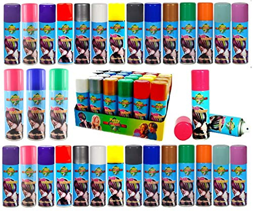 Party Success Temporäres Haarfarbspray zum Auswaschen, 125 ml, silberfarben