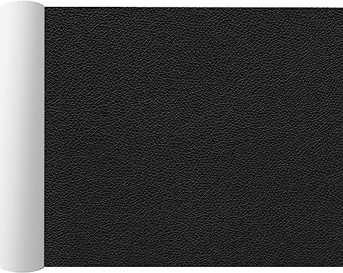 Kunstleder Selbstklebend Schwarz - Lederflicken Selbstklebend 80x200cm, Selbstklebender Leder-Reparaturaufkleber, Leder Reparatur Patch Selbstklebend für Sofas,Möbel,Autositze,Handtaschen