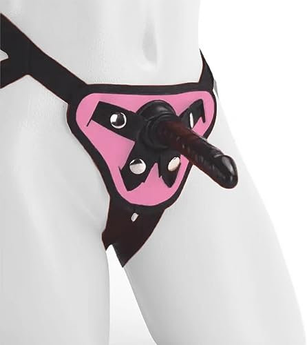 Sexy Emporium Nero Dildo con Cintura da 12,7 Centimetri per la Penetrazione con Imbracatura Rosa