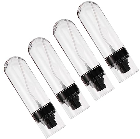 FRCOLOR 4 Flaconi Spray Vuoti Da Viaggio Ricaricabili Da 100 Ml Per Cosmetici Nebulizzatori Nebulizzatori Per Nebulizzazione Fine Per Prodotti Di Bellezza Da Viaggio Neri